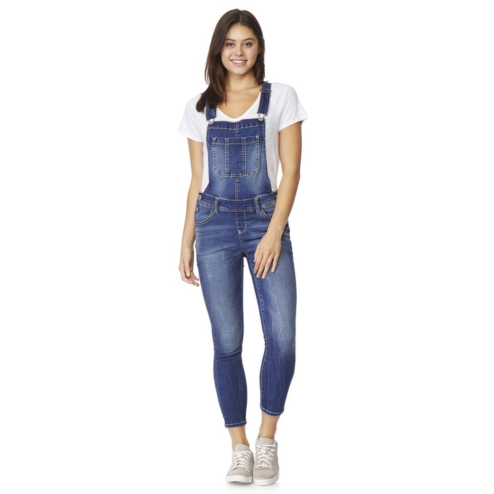 Wallflower denim overalls, size L